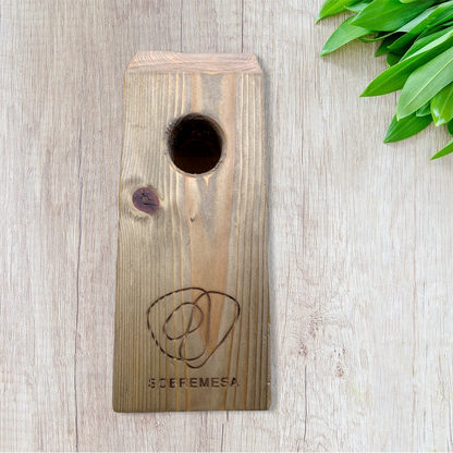 Handmade Laser Engraved Wooden Balance Wine Holder