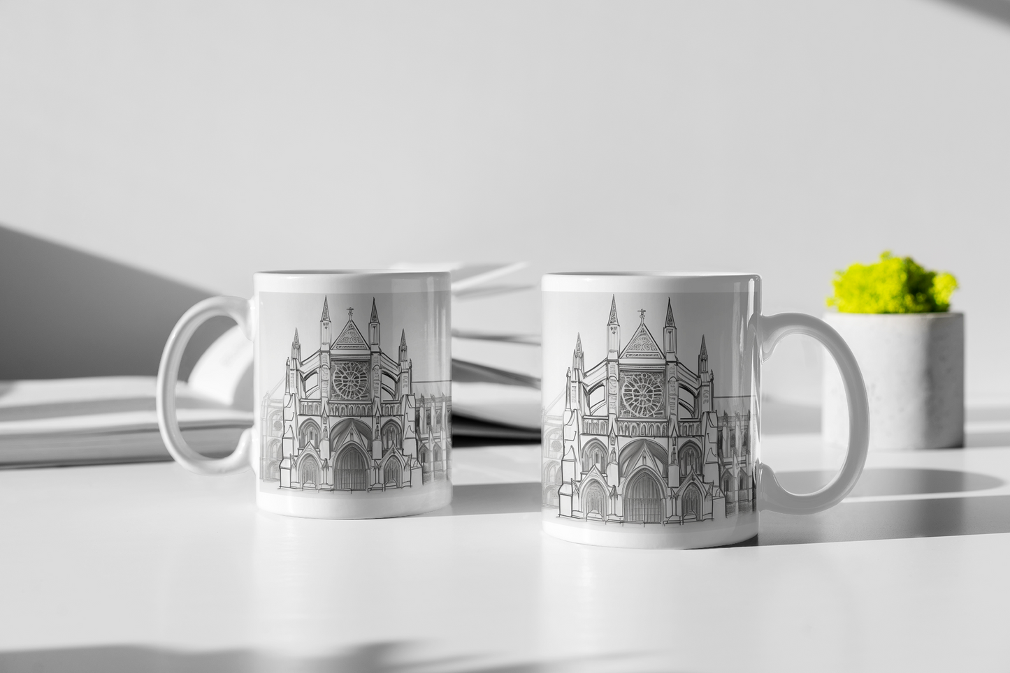 King Charles Coronation Westminster Abbey Sketch Mug