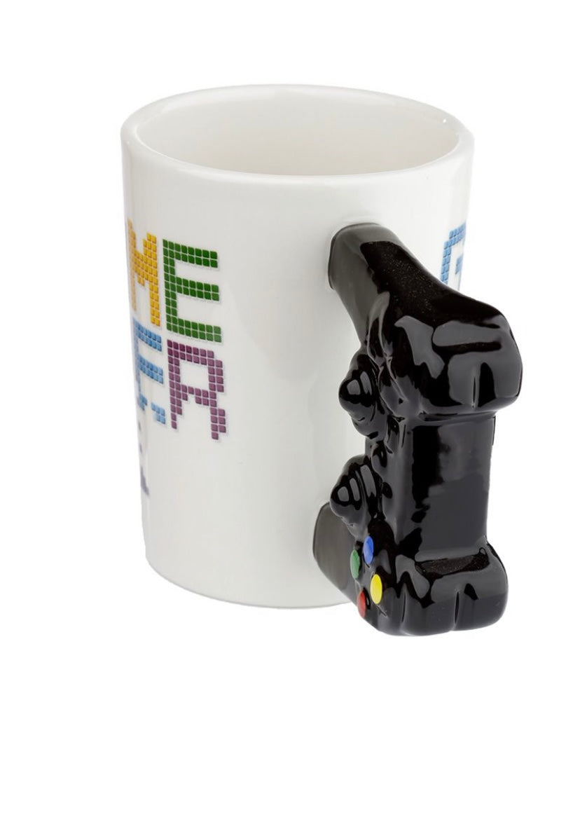 Game Controller Ceramic Shaped Handle Mug