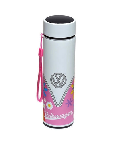Personalised Engraved Volkswagen VW T1 Camper Stainless Steel Flask Hot & Cold Insulated Digital Thermometer