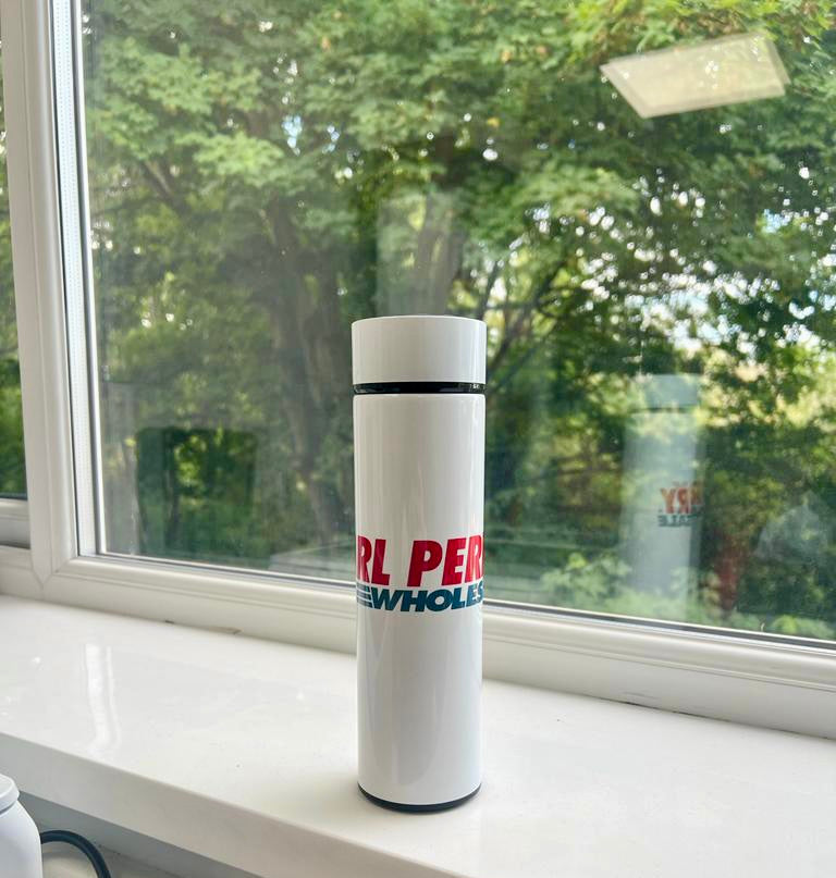 Personalised Costco Thermos Smart Bottle with Temperature Display 450ml White