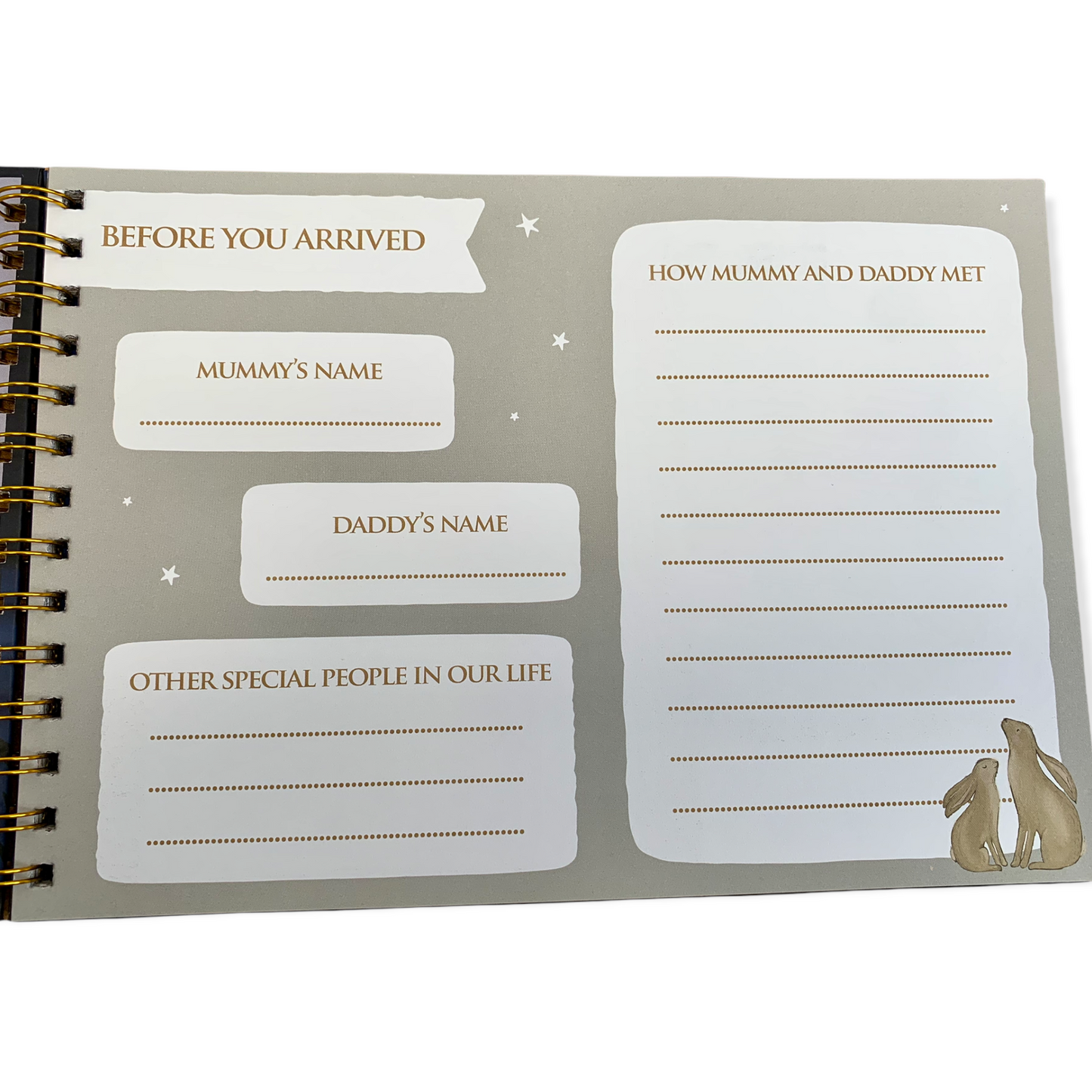 Personalised Baby Memory Book Look At The Stars