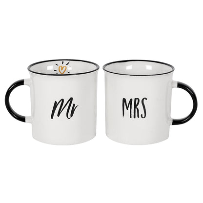 Mr and Mrs Couples Mug Set