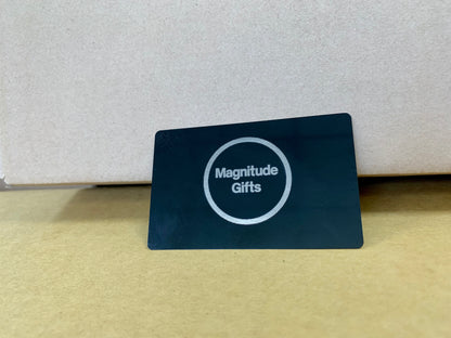 Laser Engraved Metal Business Cards (Pack of 10)