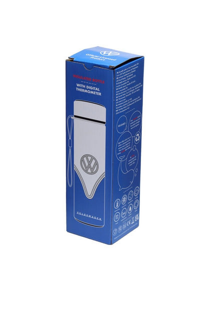 Personalised Engraved Volkswagen VW T1 Camper Stainless Steel Flask Hot & Cold Insulated Digital Thermometer