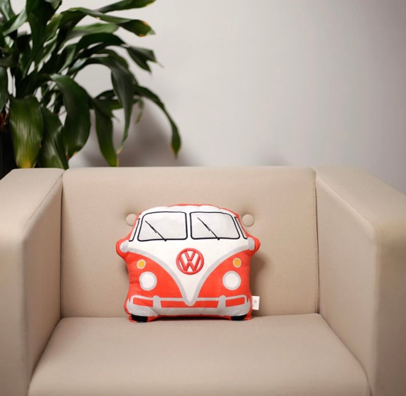 Personalised Volkswagen VW T1 Camper Van Shaped Cushion