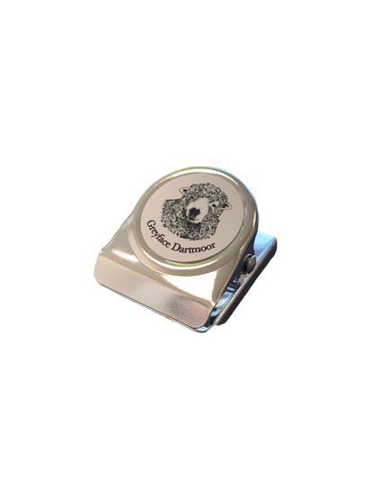 Magnetic Bill/Paperclip Holder Silver