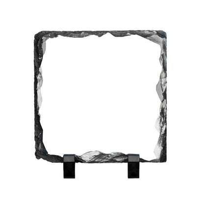 Large Rock Slate Square Photograph Frame 14cm