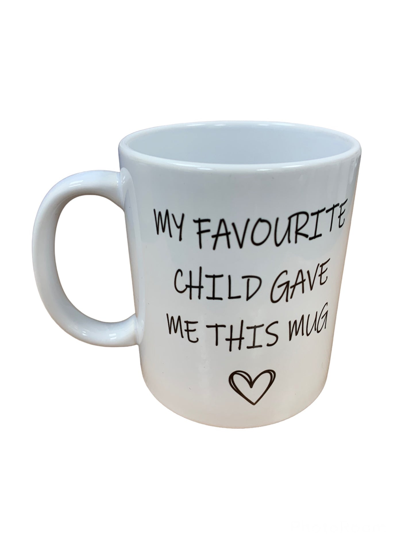 Novelty Mug Favourite Child design