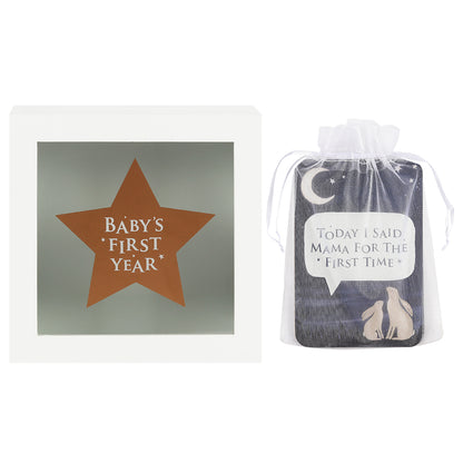 Baby's First Year Milestone Cards & White Box
