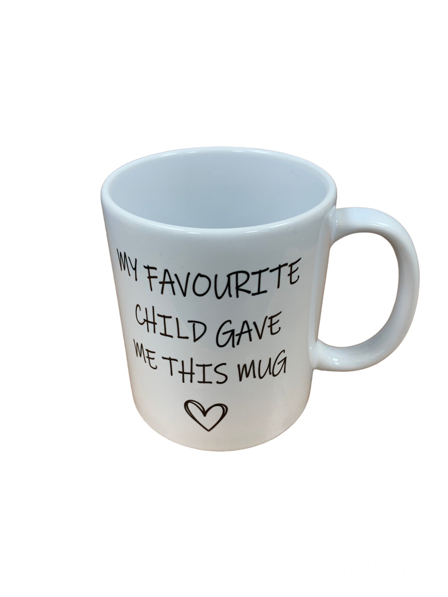 Novelty Mug Favourite Child design