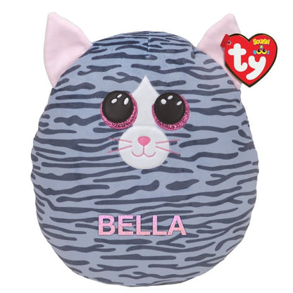 Personalised Ty Squish a boo Kiki Cat Plush 10"